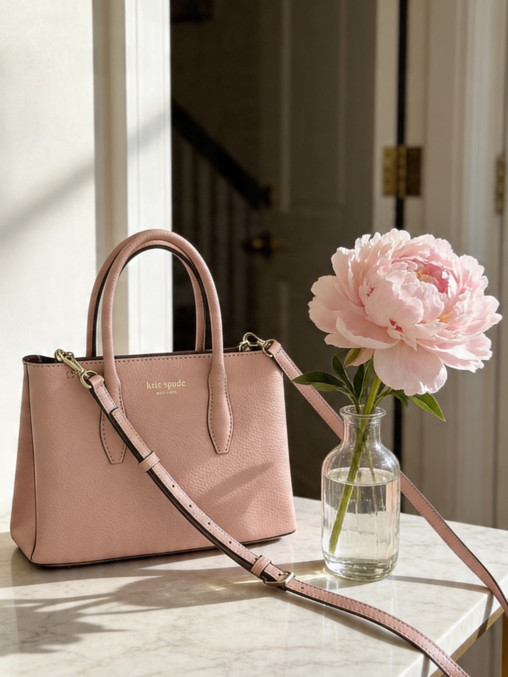 Kate Spade ♠️ Rosy Cheeks Small Satchel - Like New! See Video!